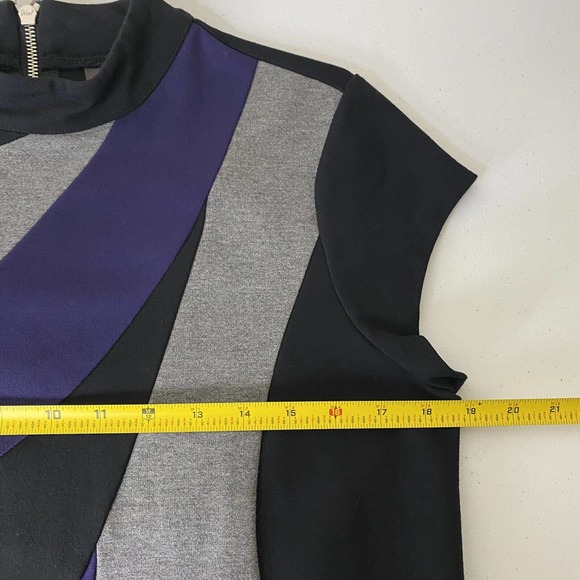 Travelers Collection By Chico’s Women’s Multicolor Swirl Pattern Dress Size 1. - Picture 8 of 10